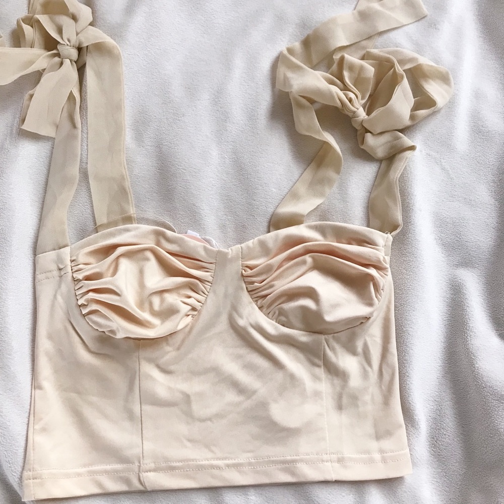 NWT Verge Girl Italian Style Tie Top